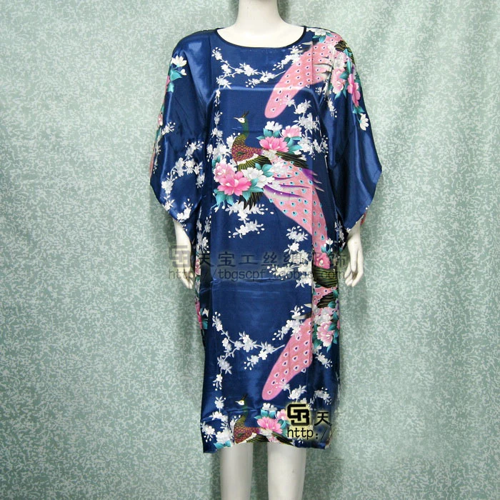 Женская Ручная роспись, кафтан, халат, кимоно, халат, одежда для сна, павлин
