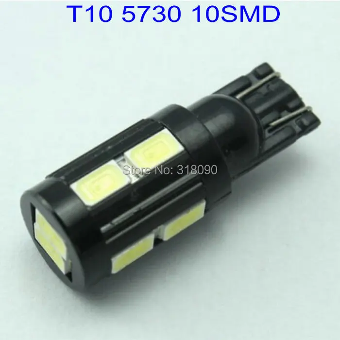 

Super Bright!! 2Pcs T10 194 168 Led Lights 5730 10 SMD 10 Leds Signal Bulbs High Power Led Clearance Lights