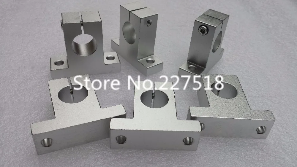 SK8/10/12/13/16/20/25 Aluminum Alloy CNC Linear Rail Shaft Guide Support Bearing