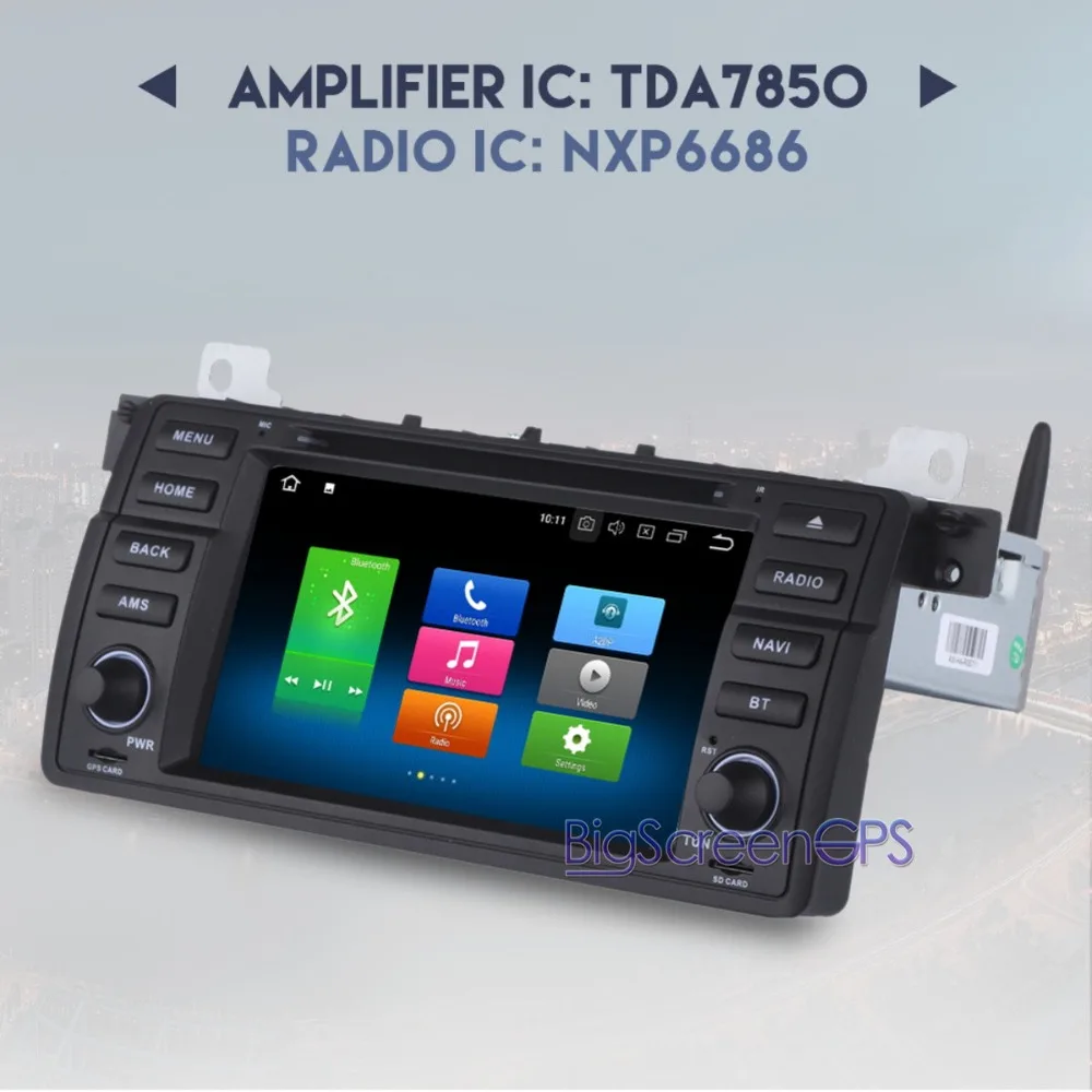 Discount The Newest Android 8.0 7.1 Octa Core Car DVD Player GPS Navi For BMW E46 1998-2005 M3 1998-2005 Multimedia Autoradio Satnav WIFI 2