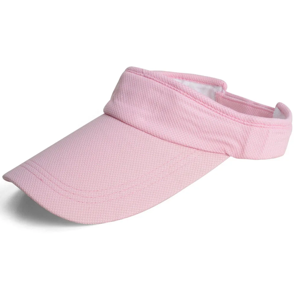 Белая Регулируемая Мужская женская летняя спортивная повязка на голову Повседневная Солнцезащитная шляпа Классическая Летняя женская простая шляпа - Цвет: pink