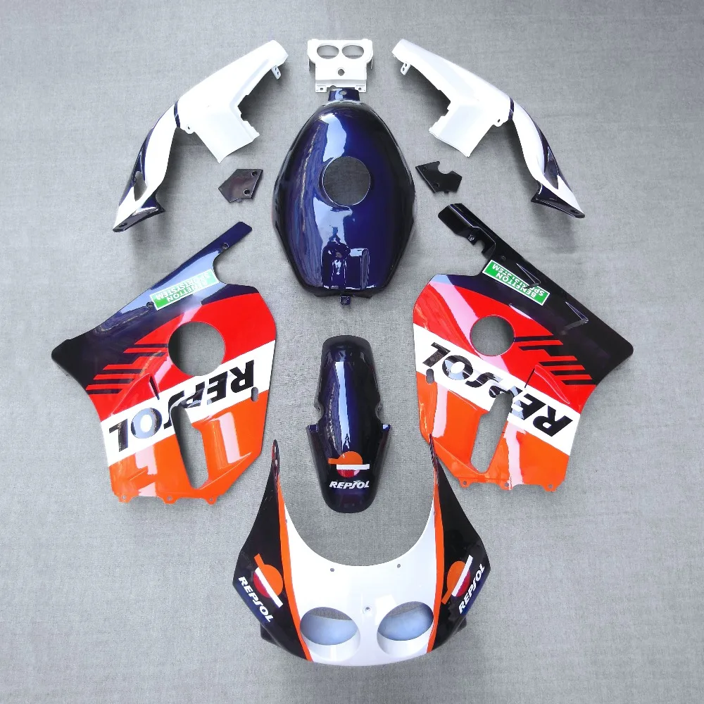 Обтекатель кузова Комплект панели набор подходит для Honda CBR250RR NC22 1990-1991