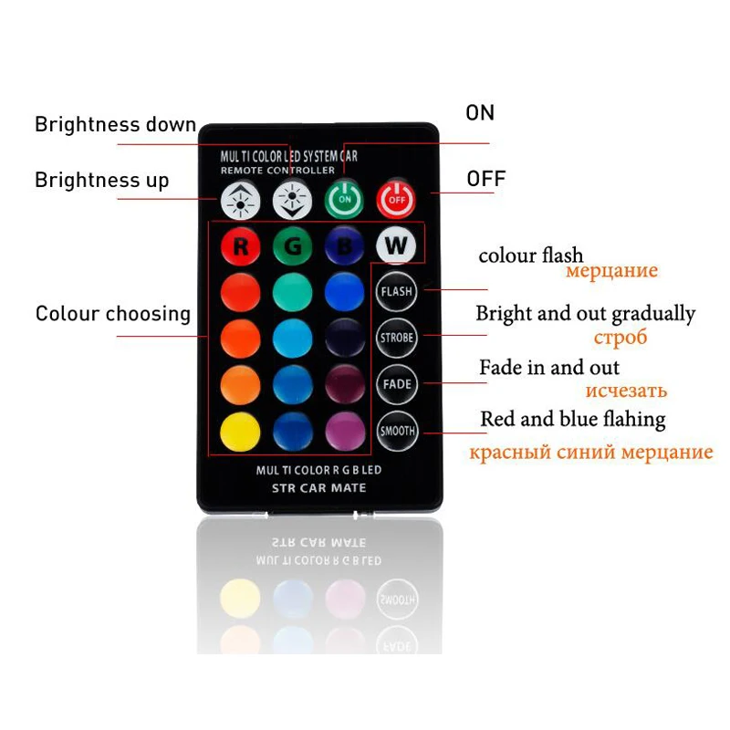 T10 W5W Led RGB ستروب كشاف ضوئي عدسة لسيتروين C4 C5 C3 جراند بيكاسو بيرلينجو كسارا ساكسو C1 C2 ds3