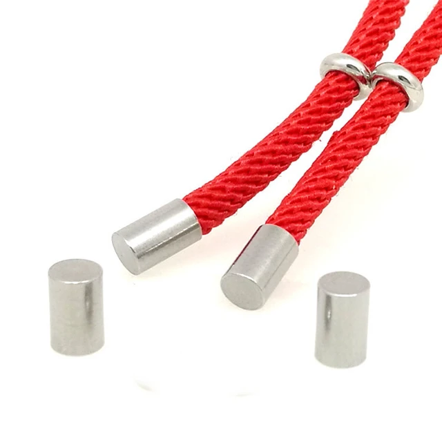 10pcs Stainless Steel Wire Rope Thread Cord Metal Crimps End Caps