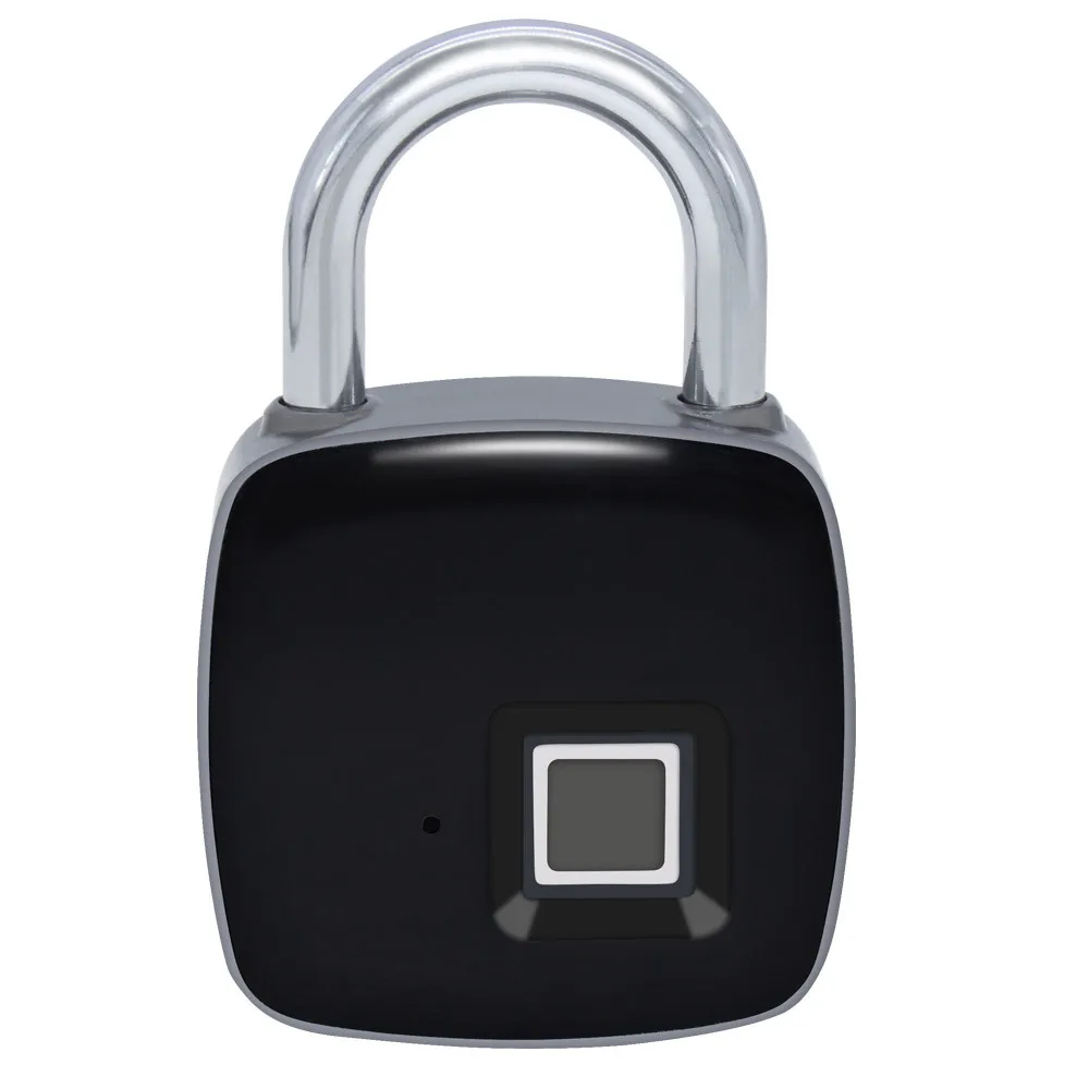

HIPERDEAL Fingerprint Padlock Lock Quick Access Ketless Metal Portable Security Lock 5.2