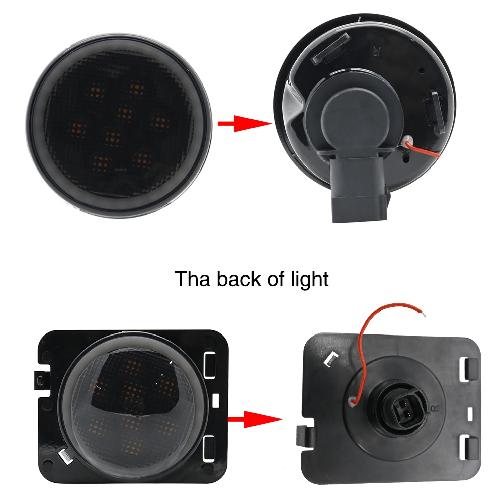 Светодиодный светильник с поворотом спереди для Jeep Wrangler JK 2007 2016 Белый DRL Желтый