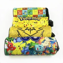 Чехол-карандаш с рисунком Покемон, Карманный Кошелек с монстрами, кошелек с Пикачу, косметический кошелек для монет, чехол для хранения, на молнии