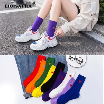 

New Product Trend Autumn/Winter Cotton Hip Hop Happy Socks Personality Harajuku Dinosaur Grid Tide Socks Breathable Sox