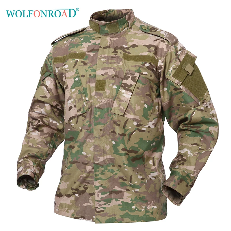 Военная камуфляжная Униформа WOLFONROAD CP & ACU армейская тактическая тренировочный
