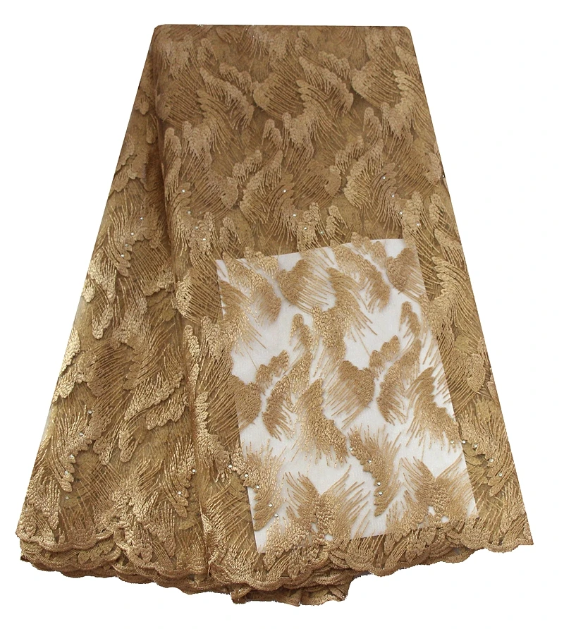 Gold aso ebi lace