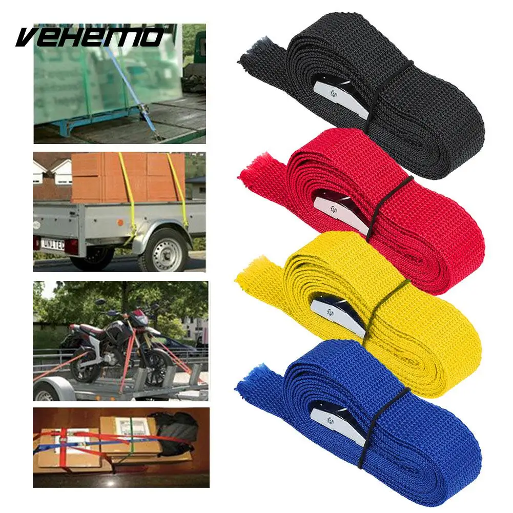 

2.5M Car Auto Luggage Trailer Fixed Strap Rope Quick Release Cam Buckle Tie Down
