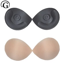 Бикини со вставками PRAYGER, купальные подушечки, сексуальный бюстгальтер с эффектом пуш-ап, 2 пары, женские съемные подушечки, дышащие аксессуары, чашки