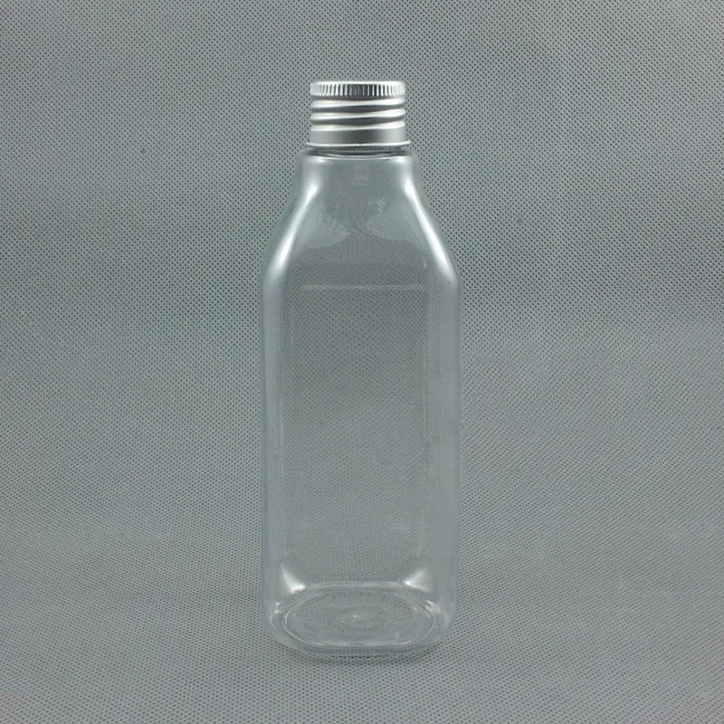 

free shipping 30pcs/lot 250ml square Plastic Silver Aluminum Cover,Empty Cosmetic Container Bottles