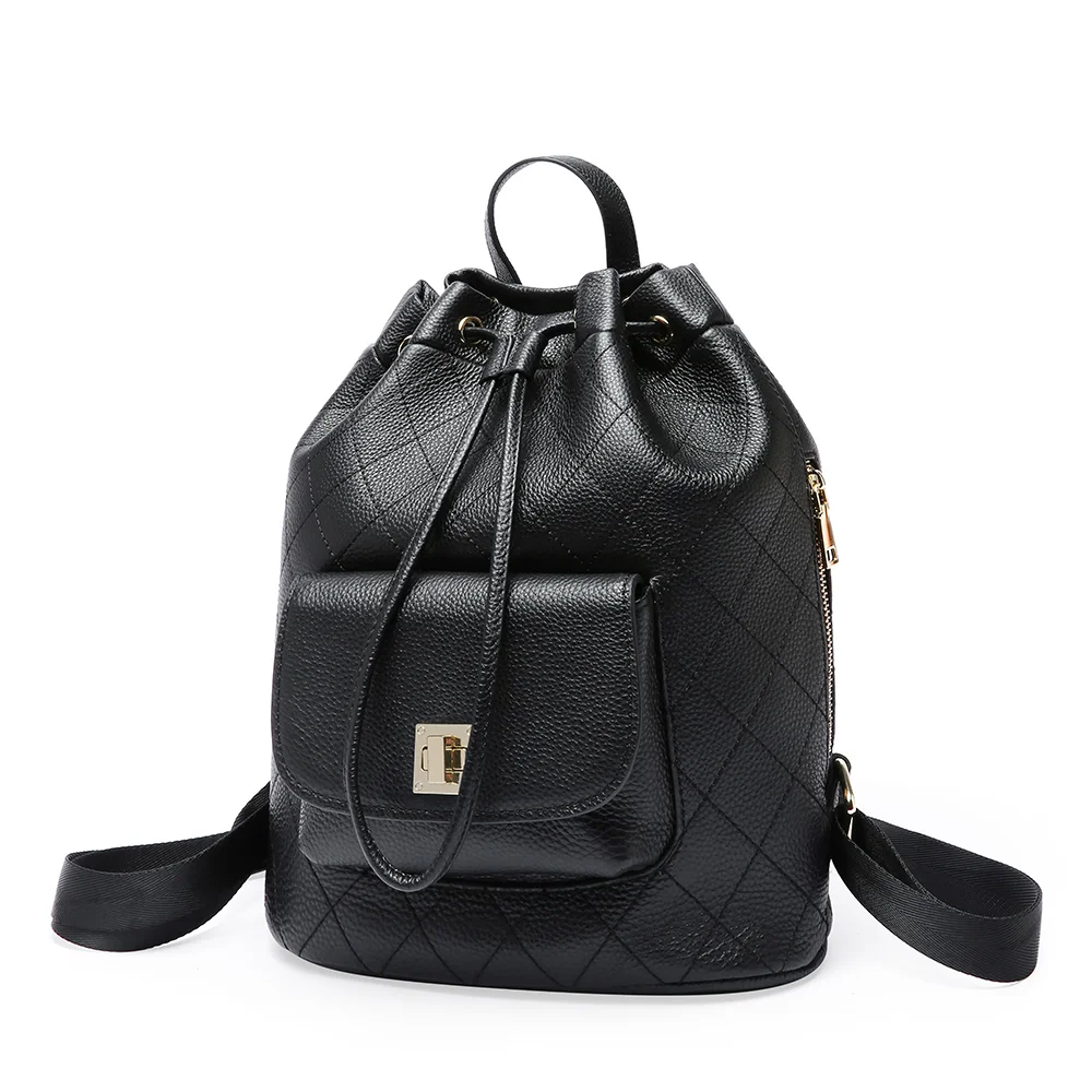 

Genuine Leather Backpack Female Designer School Backpack Luxury Bagpack Travel Shoulder Bag for Women 2018 QSL071605