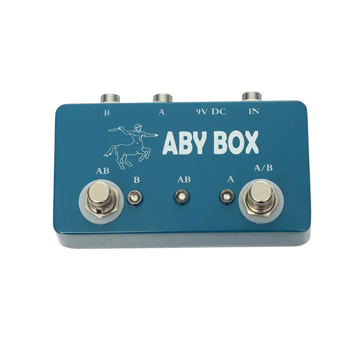 Красочные электрогитары педаль петлителя 3 канала выбор эффектов swithc ABY box педали для любителей гитары - Цвет: CQ-ABY-B
