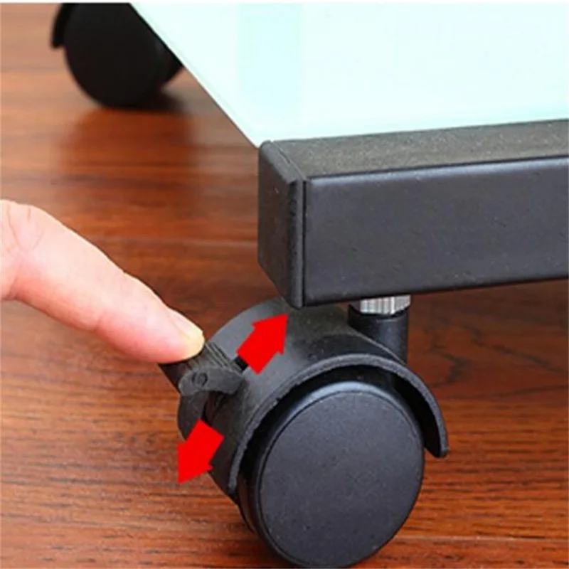 55*35CM Tempered Glass Laptop desk Removable Sofa Side Table Modern Lazy Bedside Table Living Room Coffee Table