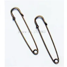 4Pcs Vintage Gold Colour 9cm 3 5 Metal Steel Safety Pin Kilt Pin Big and Strong
