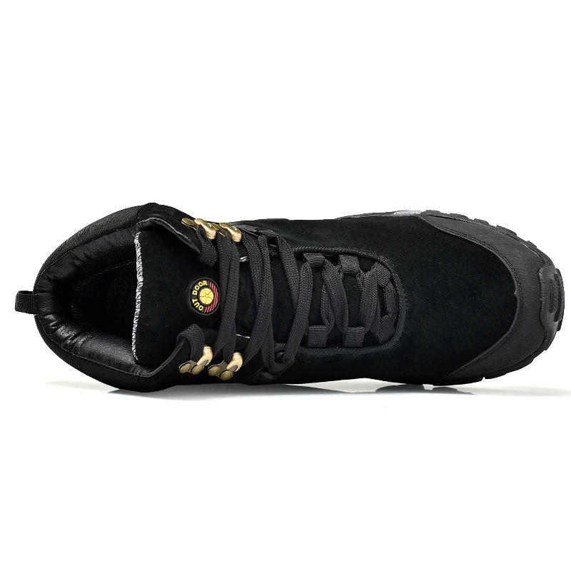 Man Hiking Boots Big Size 38-46 Mens Hunting Boots Spring Autumn Trekking Male Shoes Blue Black Outdoor Sneakers For Men