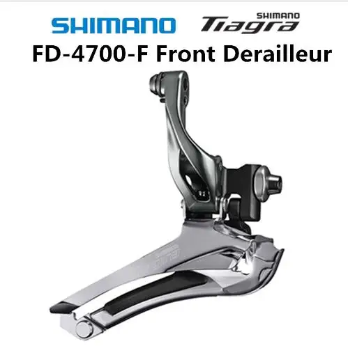 

Shimano TIAGRA FD 4700 F Front Derailleur 2x10 Speed Bicycle FD 4700 Front Derailleur Braze on