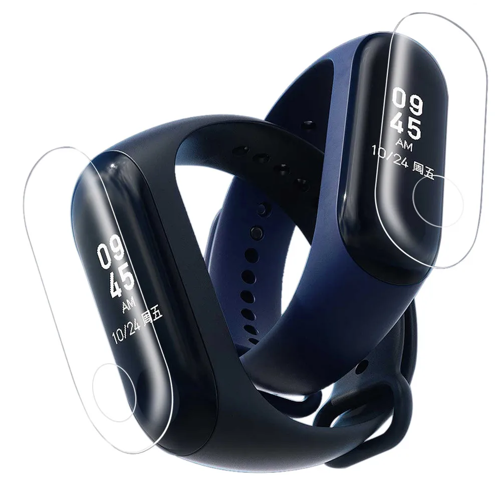 

2PCS Tempered Screen Protector LCD Full Cover Belt Hole Screen Protector Film NEW For Xiaomi Mi Band 3 Stylish For Xiaomi L0501