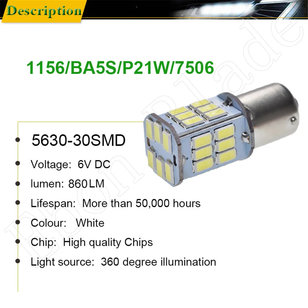 2X1156 BA15S 1157 BAY15D BAU15S BA15D автомобиль свет 5630 smd мотоциклов тормозной обратного лампы сигнальные лампы Белый желтый красный 6 V