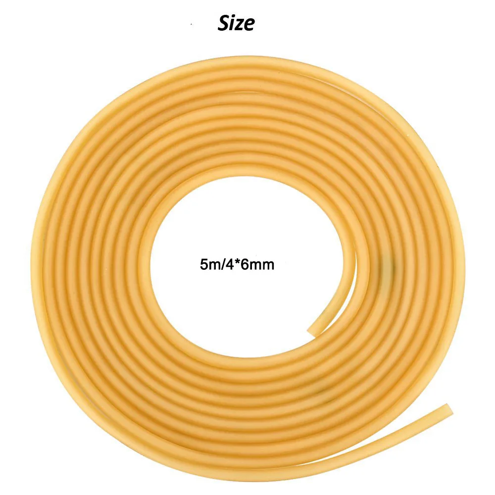 2x5,5 мм 1,8x4 мм 4x6 мм трубка из натурального латекса с эффектом рогатки, высокие эластичные 1/3/5 м лента Рогатка Охота катапульты слинг Резина - Цвет: C5M