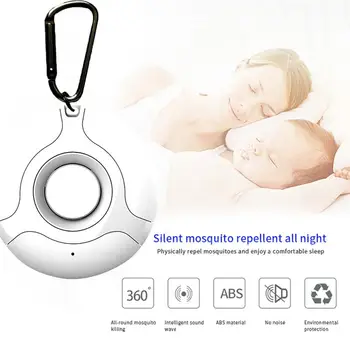 

Mosquito Repeller Portable USB Charging Electronic Ultrasonic Anti Mosquito Insect Repeller Pest Rat Reject Repellent