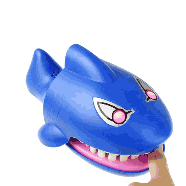Животное акула укус игра кусаться хитрый флэш звук семья весело шалость игрушки