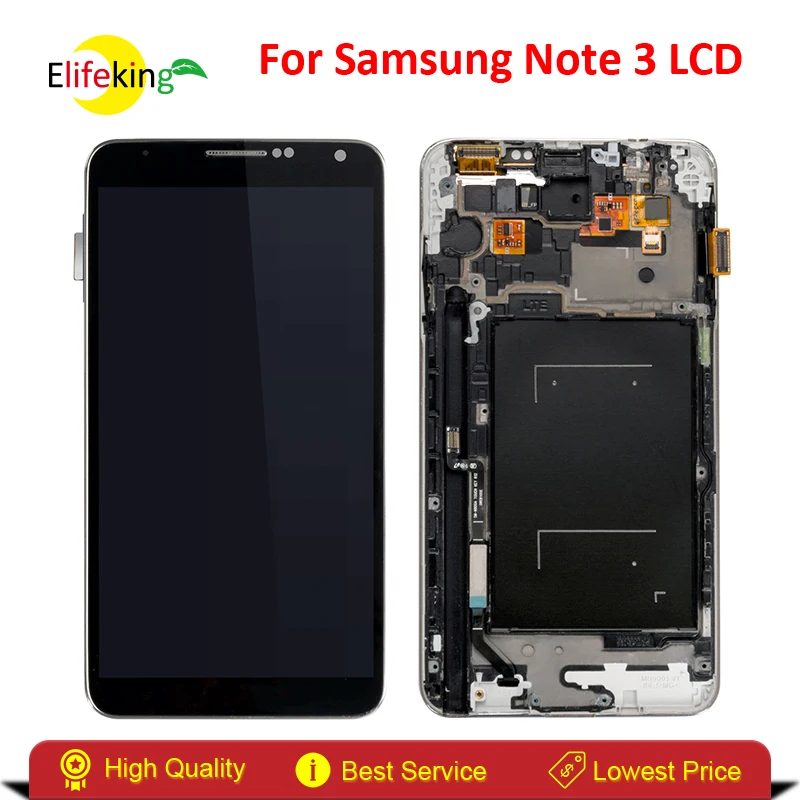 Elifeking highcopy AAA + ЖК-дисплей Дисплей для Samsung Примечание 3 N900 N9005 n900A n9000A Сенсорный