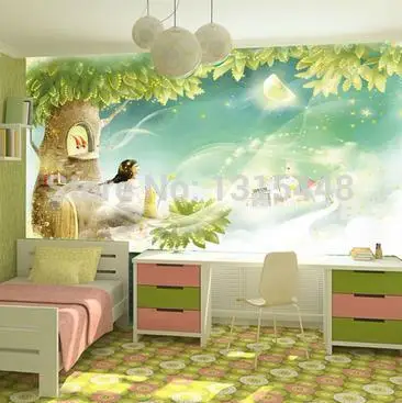 Пользовательские фото обои 3d фрески wallpapes большое дерево панно детская комната