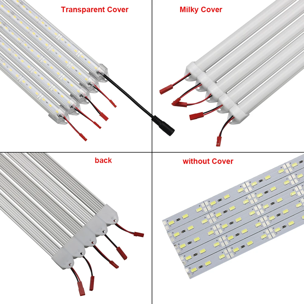 Аллюминиевый профиль кухня свет под шкаф полоса светодиодная жесткая подсветка на кухню Светодиодный свет бар DC12V светодиодный 50 см 36 светодиодный s 5630 светодиодный жесткой полосы U алюминиевый профиль