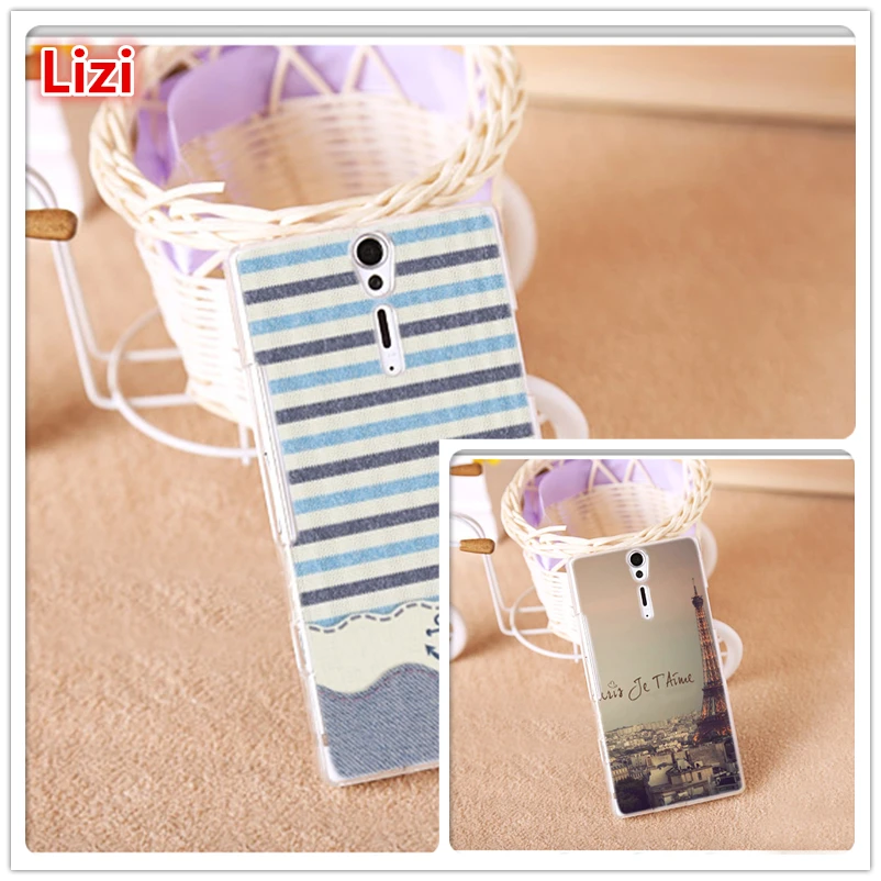 2018 Hot New Cartoon transparent PC Material Prints Case Cover For SONY LT26i Phone Free Shipping | Мобильные телефоны и