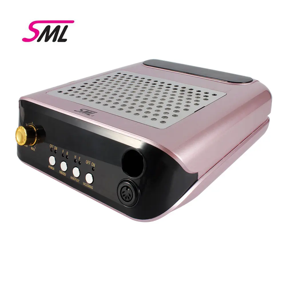

SML FJQ-21 40W Powerful Nail Dust Collector Fan Vacuum Cleaner Manicure Machine Polisher With 25000rpm Grinding Pen Salon Tools
