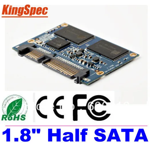 

Promotional Kingspec 1.8" INCH Half SATA III SATA II Module MLC 128GB For Hpme HD Player,Tablet PC UMPC,ETC Hard Drives Disk HDD