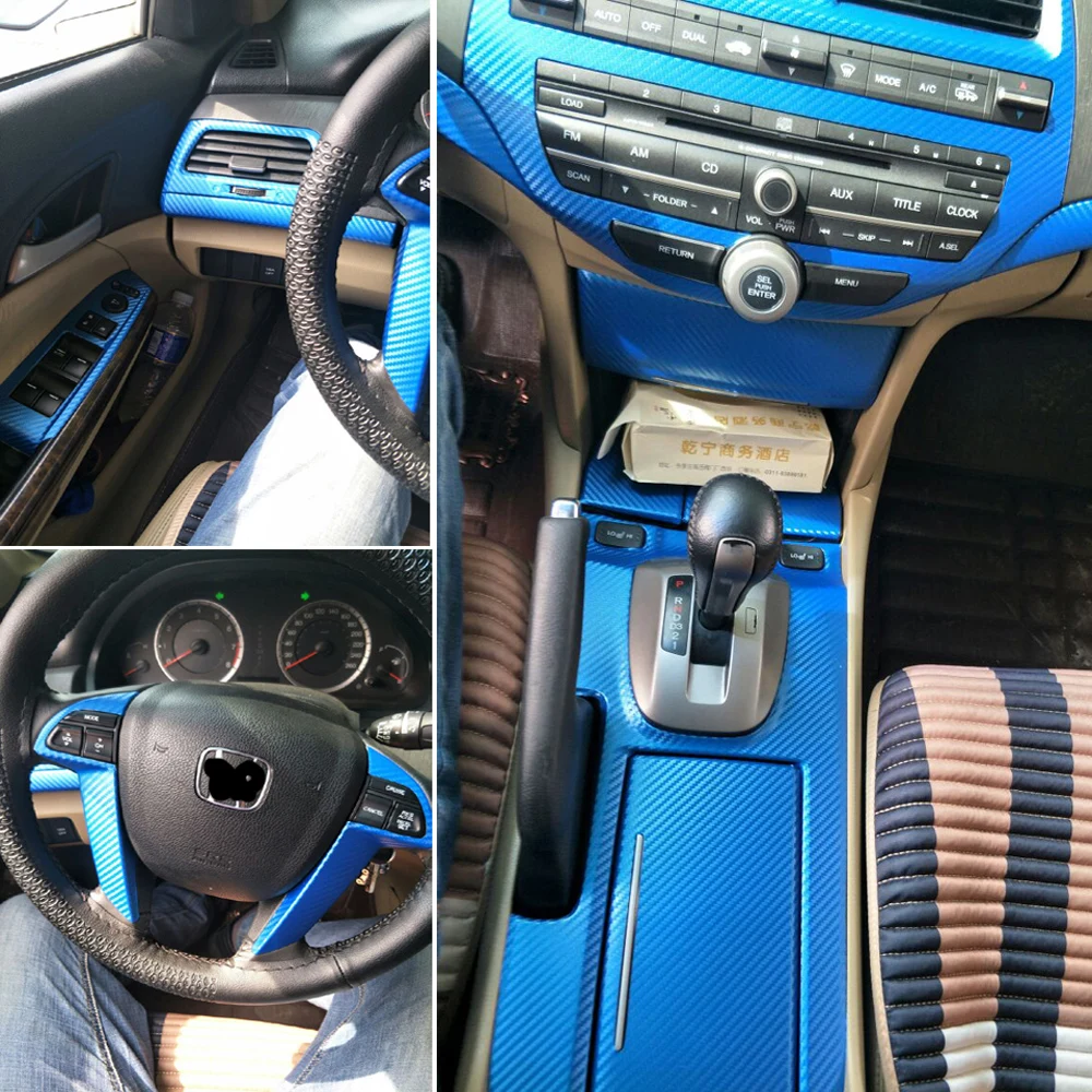 Для внутренней панели центрального управления HONDA Accord 2008 2013 ручки двери 3D/5D