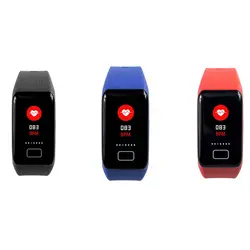 F1 Смарт Браслет монитор сердечного ритма крови Давление Smart фитнес-трекер здоровья умный Браслет для iOS и Android
