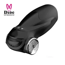 silicone deep Throat Mouth Blowjob cup Tongues Sucking licking vibrator oral sex heating male masturbator cup sex toys for man