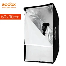 Godox 60 см x 90 см 24in x 35,4in прямоугольный Зонт софтбокс Brolly отражатель для створ Студия Вспышка Speedlight фотография