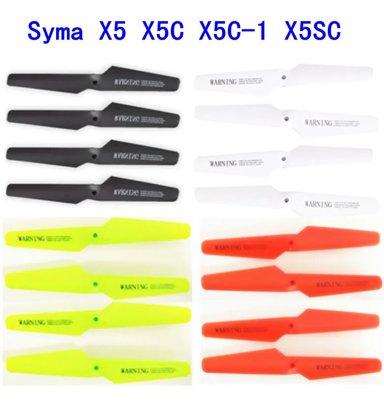 Sima x5c x5c-1 x5sc x5scw h5c 2 4G RC X5 вертолет БПЛА части - 02 основные лопасти красного черного и