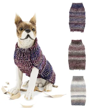 

High Quality Winter Dog Sweater Pet Clothes Warm Soft Coat for Puppy Large Dogs Cats