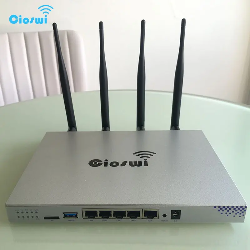 

Cioswi Repeater Wifi Modem 4G 1200Mbps Wireless Gigabit Router With External Antenna 2.4G/5GHz Mobile Wifi Router With SIM Card