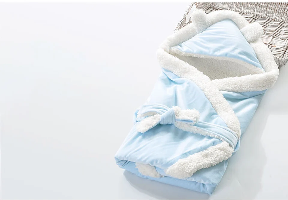 Зимние для маленьких мальчиков одеяло для девочек обёрточная бумага двухслойный флис новорожденных пеленать наборы ухода за кожей