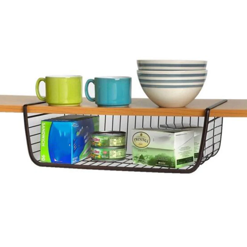 

2019 Storage Organizer Under Shelf Baske Home Decoration Cabinet rack wardrobe Storage rack Storage For Storage Bookcase