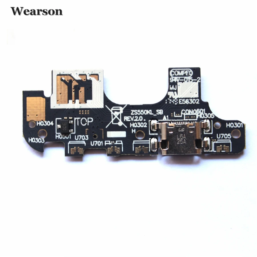 For Asus Zenfone3 Zenfone 3 Deluxe ZS550KL Z01FD USB Board Charger Charging Port Dock Connector Tested High Quality (1)