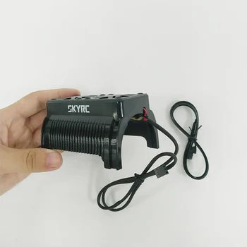 

SKYRC Motor Heat Sink With Two Cooling Fans for 1/5 Scale RC Car Motor X528 Brushless Motor Diameter 55mm Motor Cooling Fan