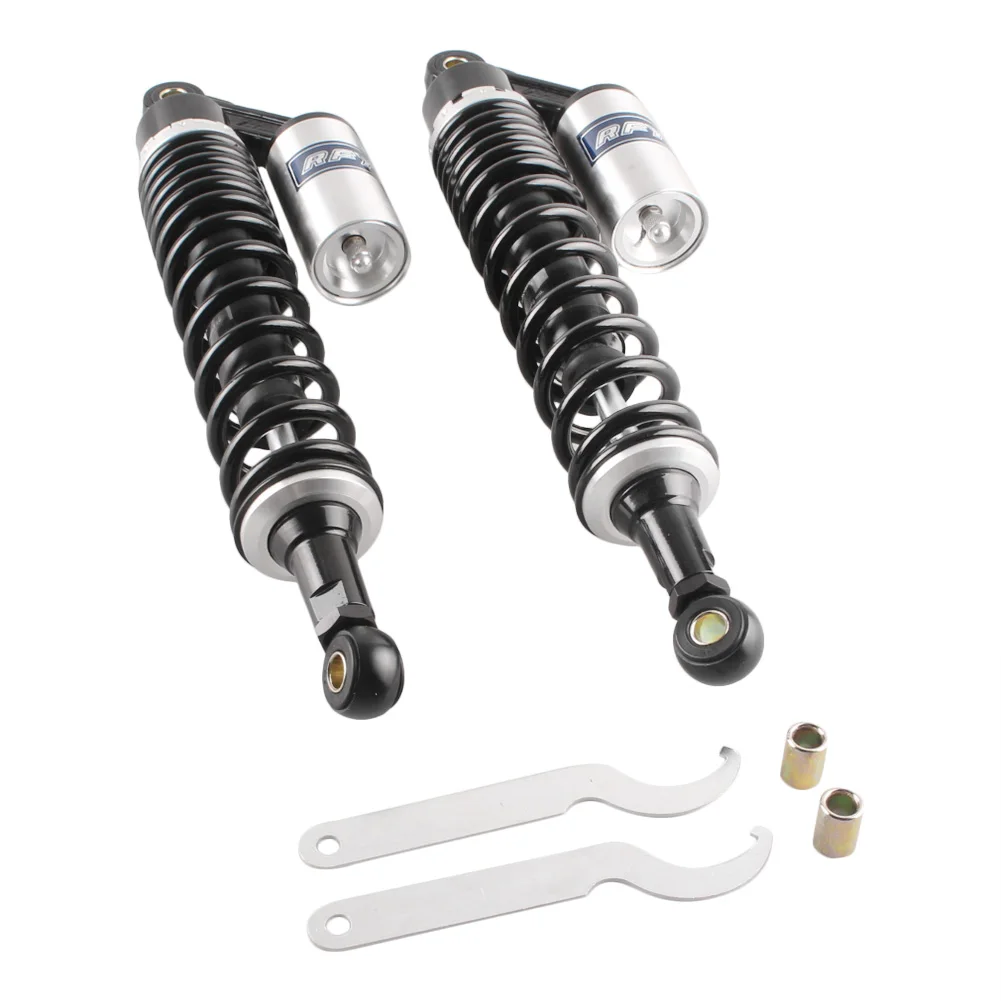 Universal 400mm Eye to Eye Center Nitrogen Air Rear Shock Absorbers Suspension for Dirt Bike Gokart Quad ATV Scooter Motorcycle