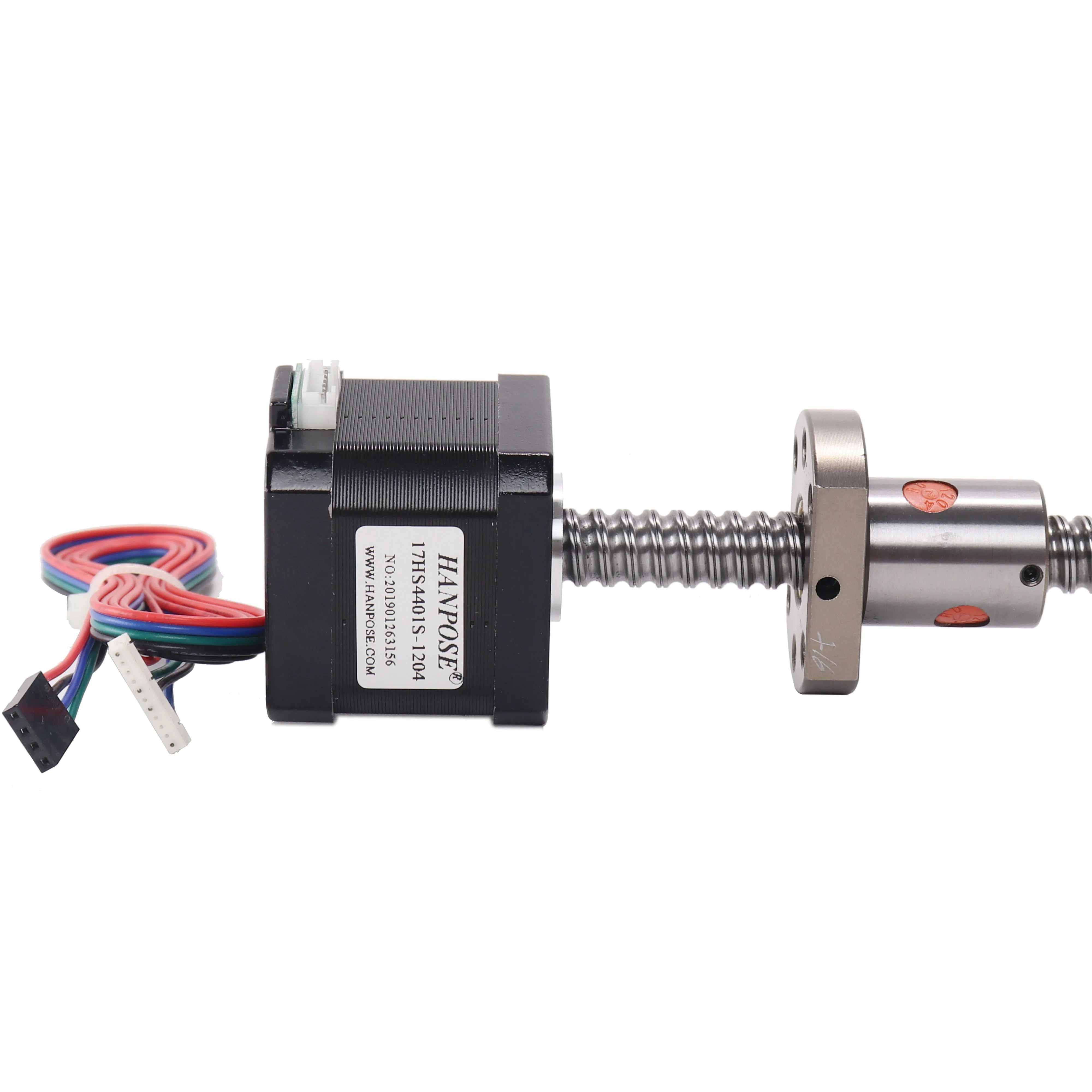  nema 17 stepper motor 1.7A 40N.cm 17hs4401S- SFU1204 ballscrew 12mm diameter 42BYGH cnc engraving m