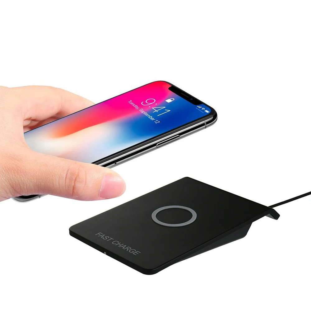Wireless Charging Stand Qi Fast Wireless Charger Charging Pad with
