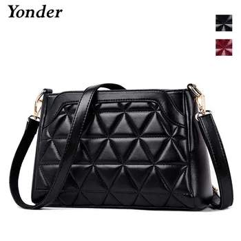 

Yonder luxury female crossbody shoulder bags handbags for women 2019 leather messenger bag ladies hand bags china high quality