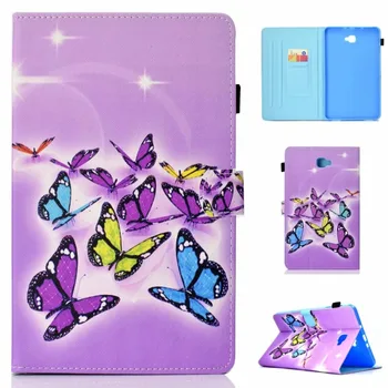 

Case For Samsung Galaxy Tab A 10.1 2016 T580 T585 SM-T585 Case Cover Tablet TPU PU Leather Shell Funda Case Cover